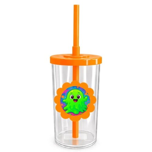 Copo Short Drink Flor Personalizado Slime