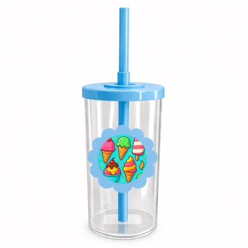 Copo Short Drink Flor Personalizado Sorvetes
