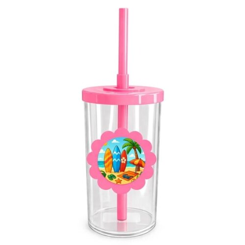 Copo Short Drink Flor Personalizado Surf