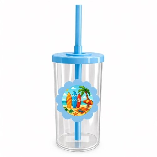 Copo Short Drink Flor Personalizado Surf