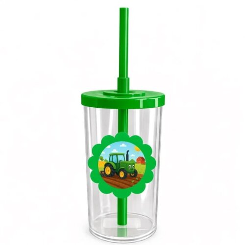 Copo Short Drink Flor Personalizado Trator