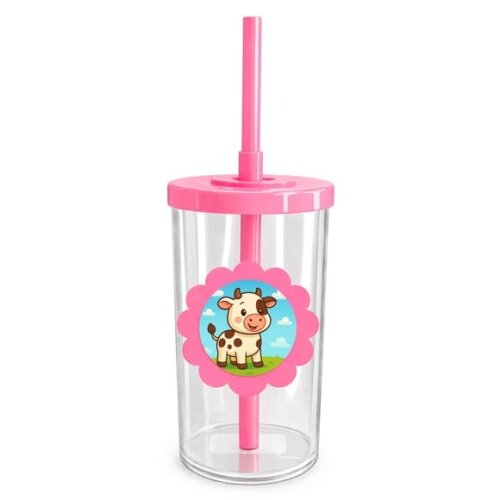 Copo Short Drink Flor Personalizado Vaquinha