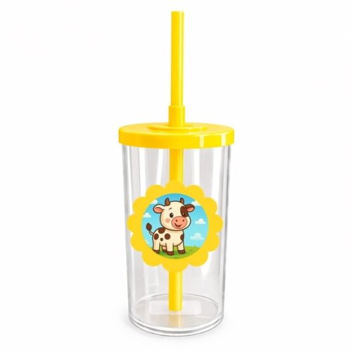 Copo Short Drink Flor Personalizado Vaquinha