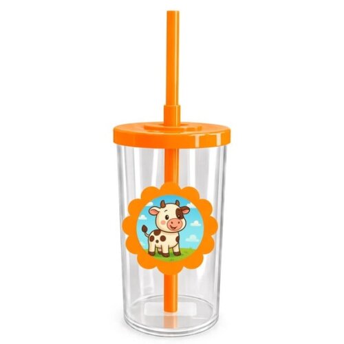 Copo Short Drink Flor Personalizado Vaquinha