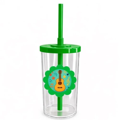 Copo Short Drink Flor Personalizado Violão
