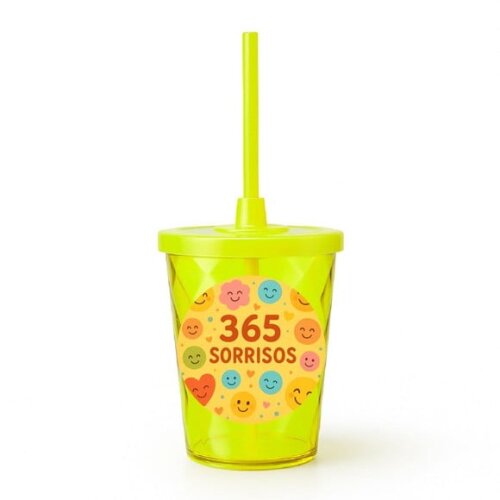Copo Twister Personalizado 300ml 365 Sorrisos