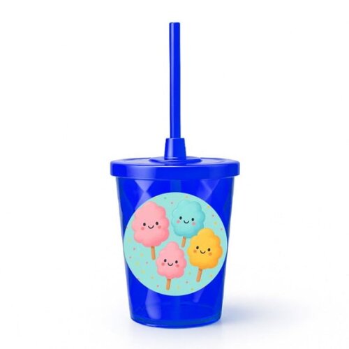 Copo Twister Personalizado 300ml Algodão Doce
