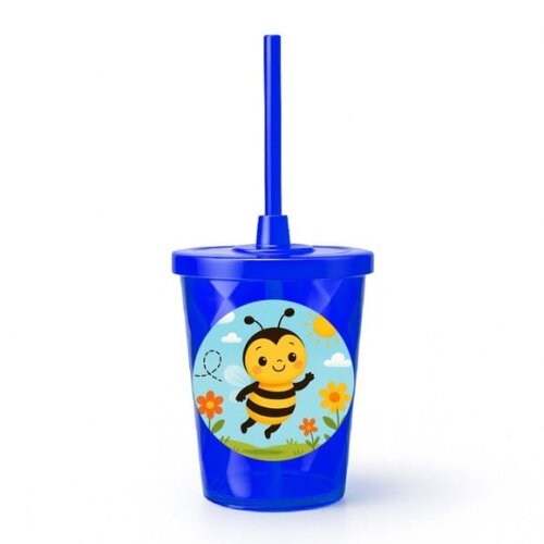 Copo Twister Personalizado 300ml Abelhinha