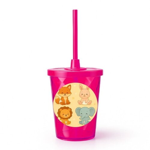 Copo Twister Personalizado 300ml Animais Fofinhos Baby