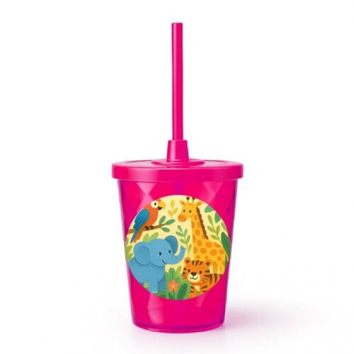 Copo Twister Personalizado 300ml Animais Exóticos