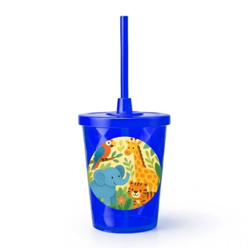 Copo Twister Personalizado 300ml Animais Exóticos