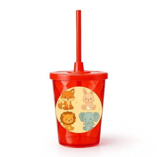 Copo Twister Personalizado 300ml Animais Fofinhos Baby