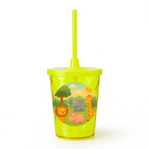 Copo Twister Personalizado 300ml Animais Selvagens