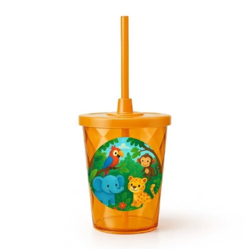 Copo Twister Personalizado 300ml Animais Tropicais