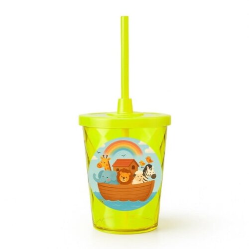 Copo Twister Personalizado 300ml Arca de Noé
