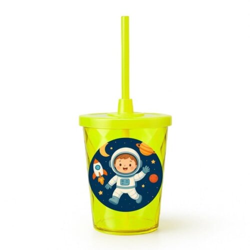 Copo Twister Personalizado 300ml Astronauta