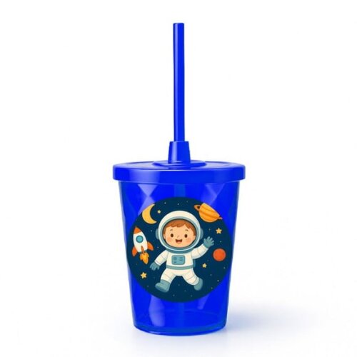 Copo Twister Personalizado 300ml Astronauta