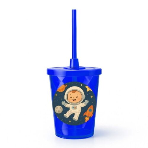 Copo Twister Personalizado 300ml Astronauta Baby