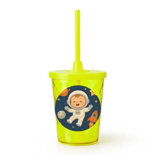 Copo Twister Personalizado 300ml Astronauta Baby