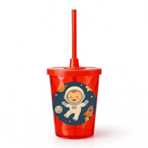 Copo Twister Personalizado 300ml Astronauta Baby