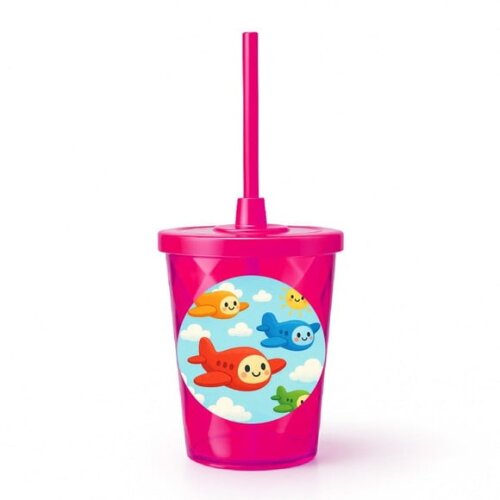Copo Twister Personalizado 300ml Aviões
