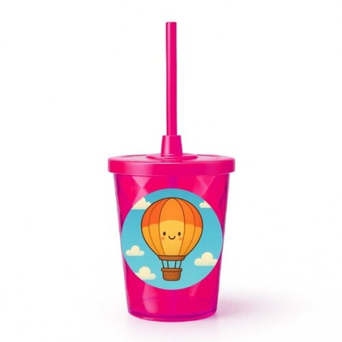 Copo Twister Personalizado 300ml Balão de Ar Quente