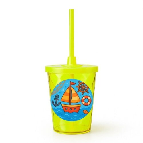 Copo Twister Personalizado 300ml Barquinho