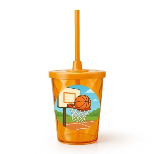 Copo Twister Personalizado 300ml Basquete