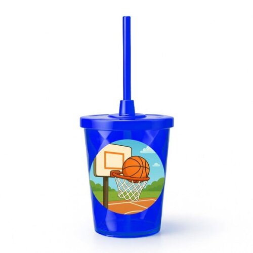 Copo Twister Personalizado 300ml Basquete