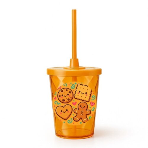 Copo Twister Personalizado 300ml Biscoitinhos