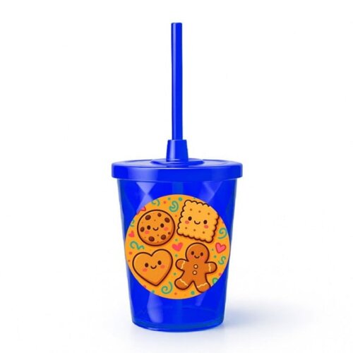 Copo Twister Personalizado 300ml Biscoitinhos