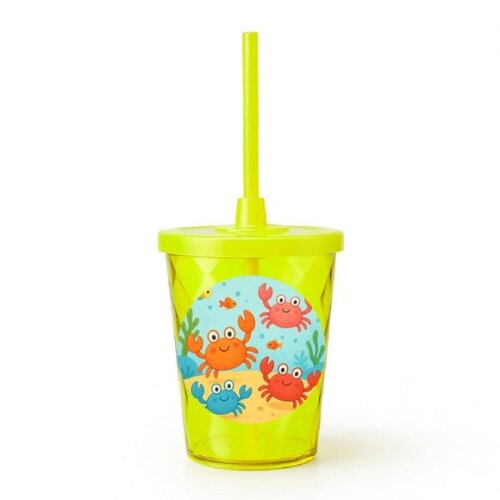 Copo Twister Personalizado 300ml Caranguejinhos
