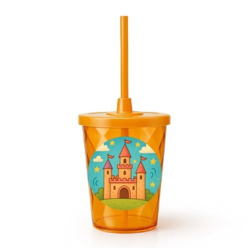 Copo Twister Personalizado 300ml Castelo Encantado