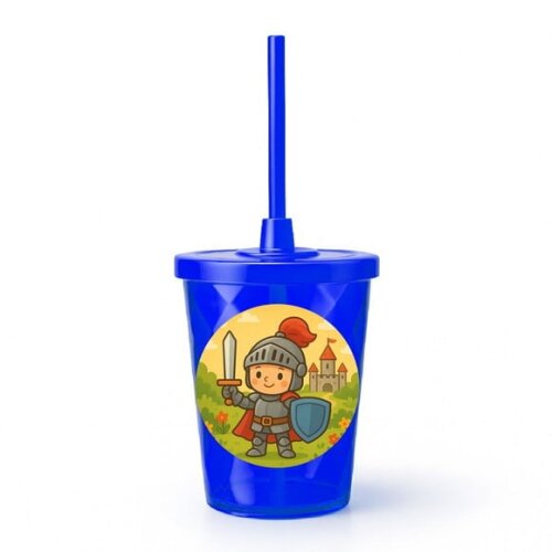 Copo Twister Personalizado 300ml Cavaleiro Medieval