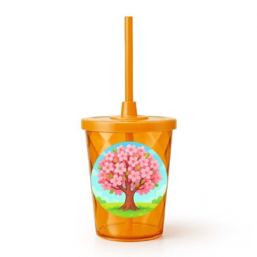 Copo Twister Personalizado 300ml Cerejeira