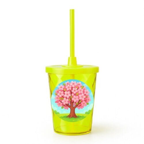 Copo Twister Personalizado 300ml Cerejeira