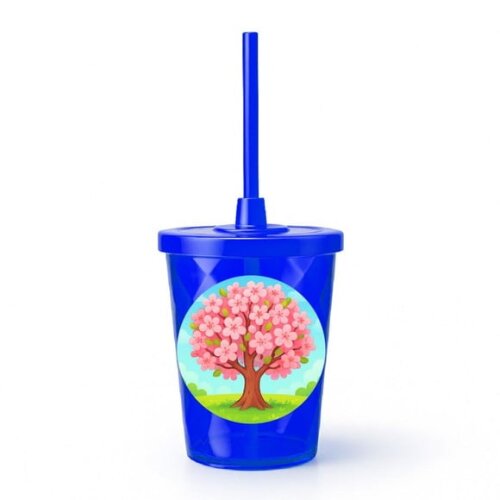 Copo Twister Personalizado 300ml Cerejeira