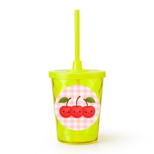 Copo Twister Personalizado 300ml Cerejinha