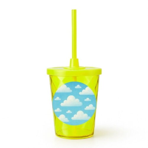 Copo Twister Personalizado 300ml Céu Azul