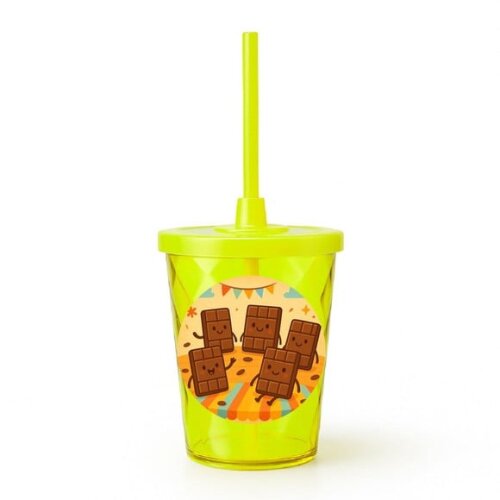 Copo Twister Personalizado 300ml Chocolates