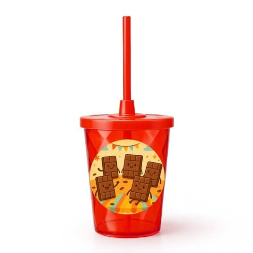 Copo Twister Personalizado 300ml Chocolates