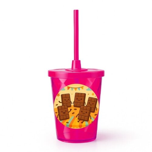 Copo Twister Personalizado 300ml Chocolates