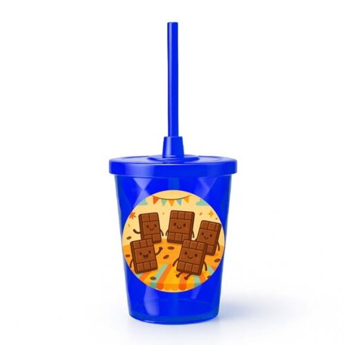 Copo Twister Personalizado 300ml Chocolates