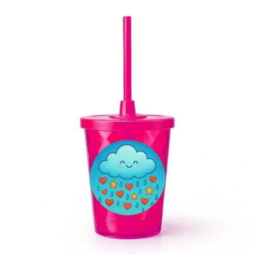 Copo Twister Personalizado 300ml Chuva de Bênçãos