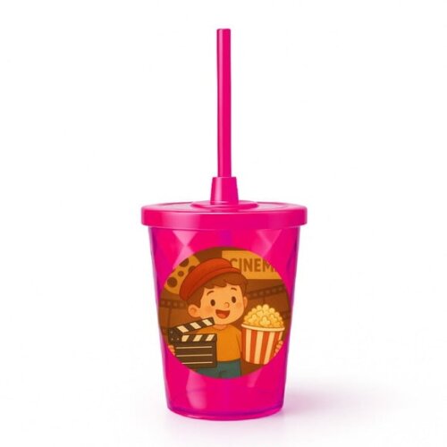 Copo Twister Personalizado 300ml Cinema Antigo
