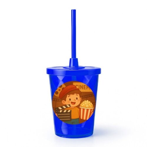 Copo Twister Personalizado 300ml Cinema Antigo