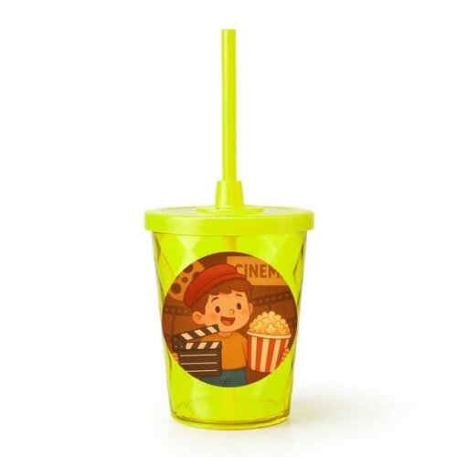 Copo Twister Personalizado 300ml Cinema Antigo