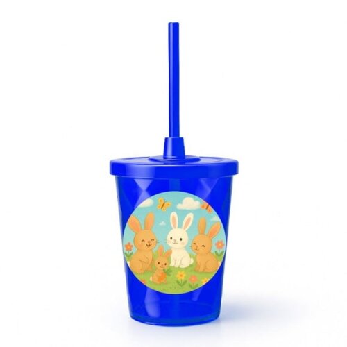 Copo Twister Personalizado 300ml Coelhinhos