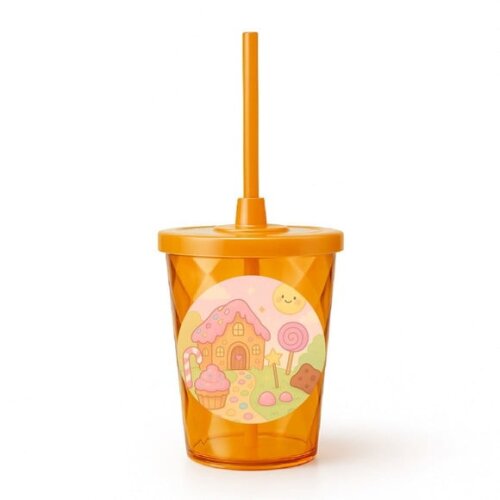 Copo Twister Personalizado 300ml Confeitaria Kids