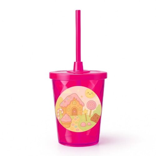 Copo Twister Personalizado 300ml Confeitaria Kids